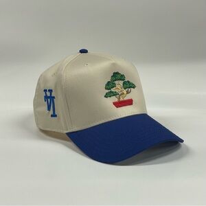 Bonsai x LA Hat – Cream & Blue Edition